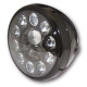 7-inch LED motorcycle headlight HIGHSIDER RENO Type 1 Black