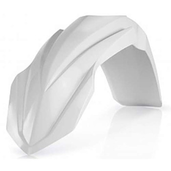 Acerbis Yamaha YZ125 white front mudguard (0013757.030)