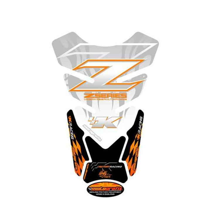 Protection de réservoir Motografix KAWASAKI NEW Z SERIES Blanc