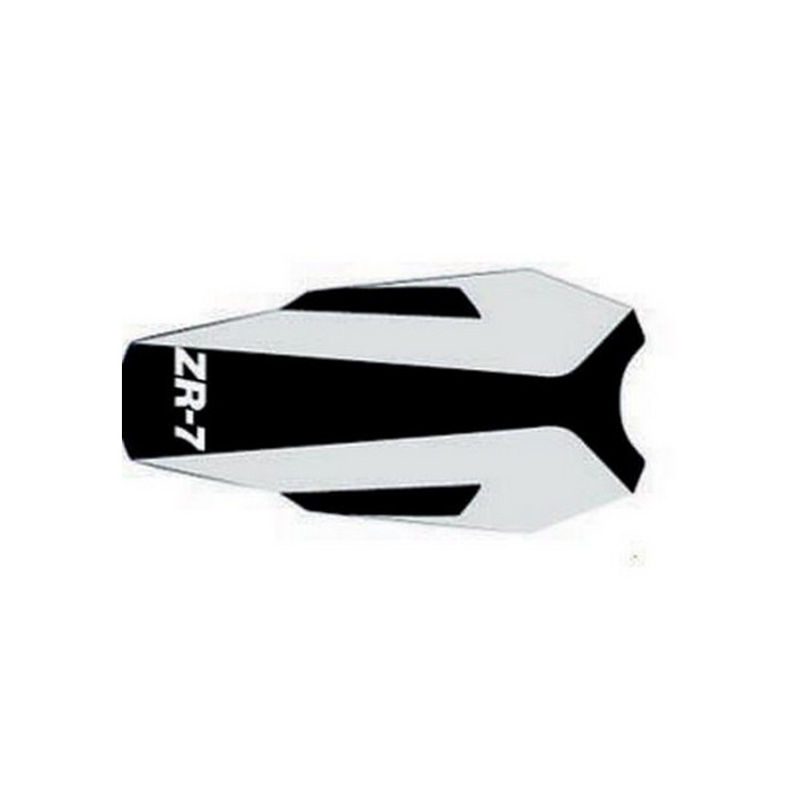 Housse de selle Bagster (2107D) Gris Nickel/Noir/Lettres Argent Kawasaki ZR7/ZR 7 S 01-03