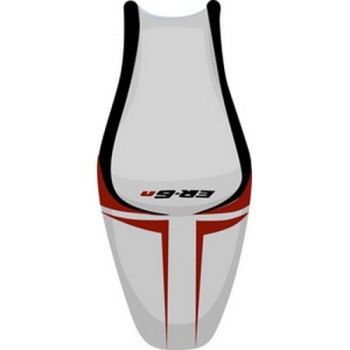 Housse de selle Bagster (2170A) Gris Clair/Bordeaux Clair/Noir/Lettres Noires Kawasaki ER-6N 05-07 Housse de selle Bagster (2170A) Gris Clair/Bordeaux Clair/Noir/Lettres Noires Kawasaki ER-6N 05-07