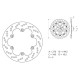 Brembo Oro Series front brake disc 68B407E9 Honda TRANSALP 600 VFR400/750 CBR600F/F2