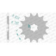 Pignon AFAM 15 dents pas 420 type 24101 Kawasaki AE 80