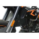 Protection de radiateur d'huile R&G (OCG0017BK) alu noir Benelli TNT 1130 Cafe Racer