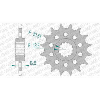 Pignon AFAM 15 dents pas 520 type 20617 Honda CTX700 X-ADV