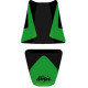 Saddle cover Bagster (2163D) Green/Carbone/Black Letters Kawasaki ZX6 R/RR 05