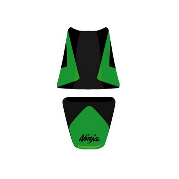 Housse de selle Bagster (2163D) Vert/Carbone/Lettres Noires Kawasaki ZX6 R/RR 05 Housse de selle Bagster (2163D) Vert/Carbone/Lettres Noires Kawasaki ZX6 R/RR 05