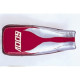 Saddle cover Bagster (2004O) Bordeaux Fonce/Rouge/Argent/Letters Blanches Honda TRANSALP XL600V 95-96