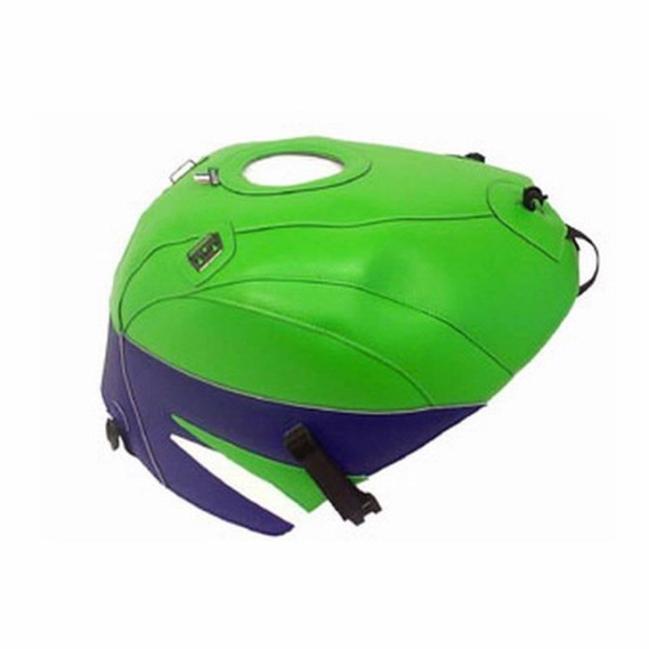 Tapis de réservoir Bagster vert/bleu de chine/pointe blanche (1359G) Kawasaki ZX9 R