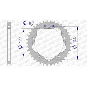 Alu Crown AFAM 41 teeth not 520 type 51607 Ducati 748 Biposto