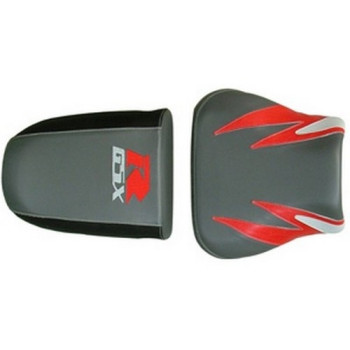 Housse de selle Bagster (2151E) Anthracite/Rouge/Gris Clair/Lettres Grises Claires Suzuki GSX750R 04 Housse de selle Bagster (2151E) Anthracite/Rouge/Gris Clair/Lettres Grises Claires Suzuki GSX750R 04