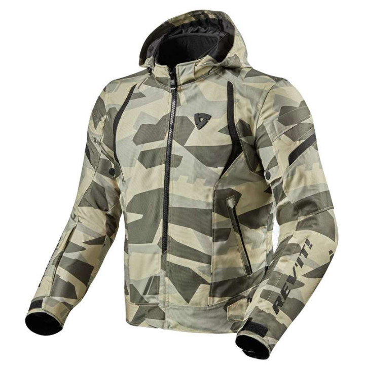 Motorcycle jacket Rev'it FLARE 2 CAMO LIGHT GREEN