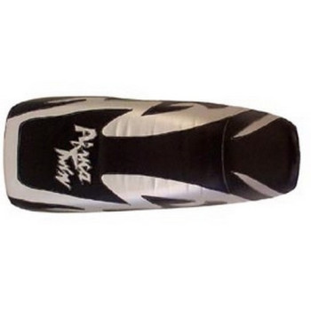Saddle cover Bagster (2076Y) Black/Sable / Silver Letters Honda AFRICA TWIN XRV750 00-03
