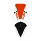 Saddle cover Bagster (2192G) White/Black/Letter Kawasaki Z1000 08