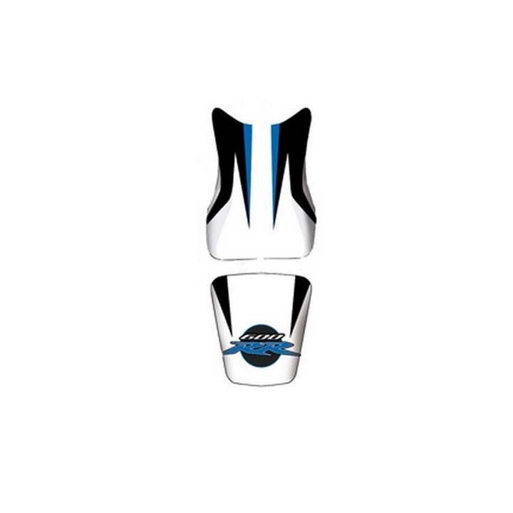 Saddle cover Bagster (2187K) Azur/Blanc/Black Letters Blanches et Azur Honda CBR600RR 09