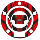 Protection bouchon de réservoir moto Puig RADIKAL Rouge Yamaha
