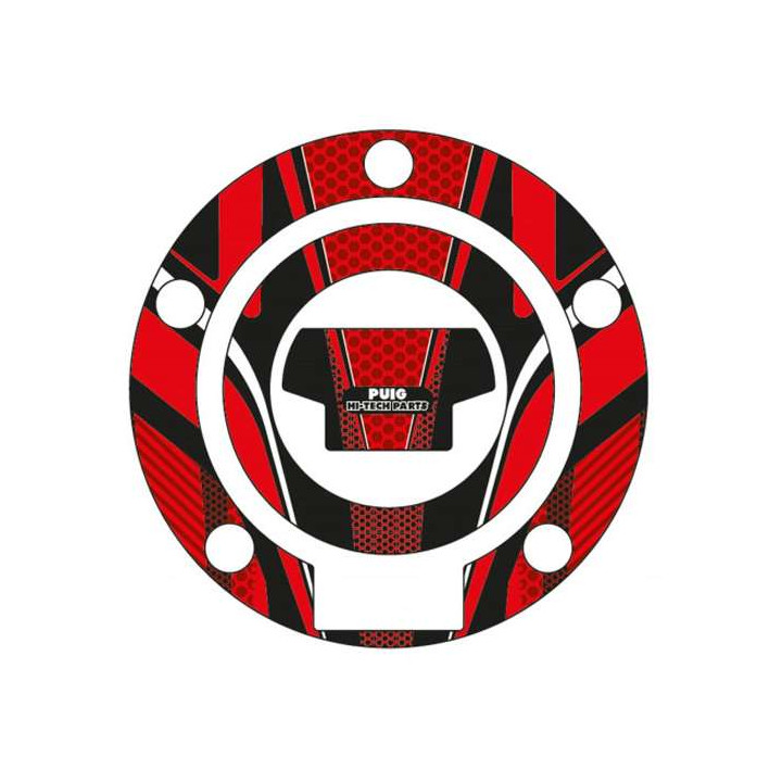 Protection bouchon de réservoir moto Puig RADIKAL Rouge Yamaha