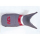 Housse de selle Bagster (2041G) Acier/Rouge/Argent/Lettres Rouges Yamaha TDM 850 94
