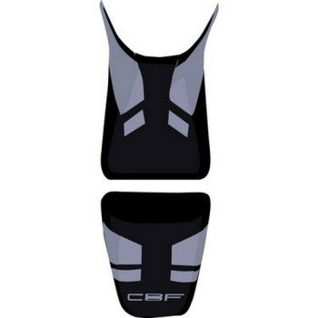 Housse de selle Bagster (2205D) Acier/Noir/Lettres Acier Honda CBF600 S 08-09