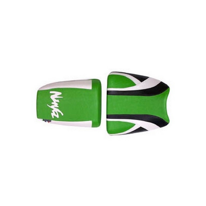 Housse de selle Bagster (2048I) Vert/Blanc/Noir/Lettres Blanches Kawasaki ZX7 R 00 Housse de selle Bagster (2048I) Vert/Blanc/Noir/Lettres Blanches Kawasaki ZX7 R 00