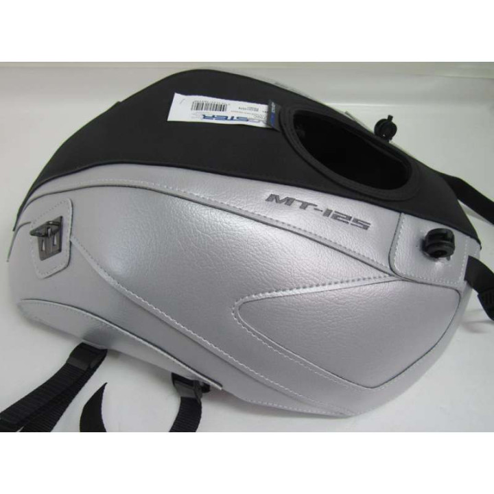 Bagster matte black/silver tank mat (1702C) Yamaha MT-125