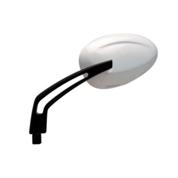 Rétroviseurs moto Bihr Easy M10/125 Noir/Blanc Rétroviseurs moto Bihr Easy M10/125 Noir/Blanc