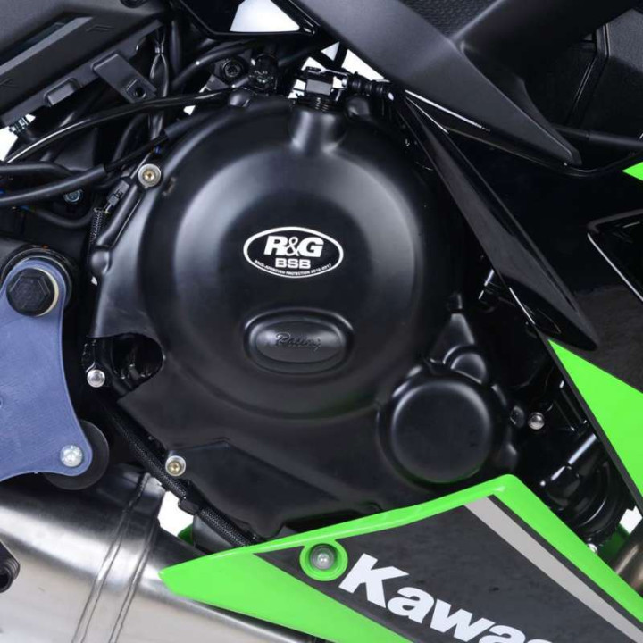 Couvre-carter droit R&G Race Series noir Kawasaki Z650