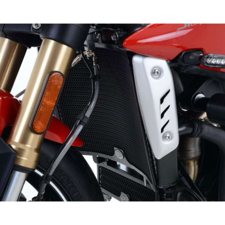Radiation protection R&G (RAD0203BK) alu black Suzuki SV650N/S