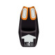 Housse de selle Bagster (2165J) Noir/Orange/Argent/Lettres Noires Yamaha MT-01 08-09