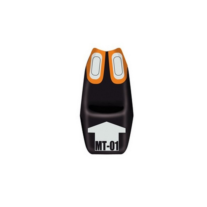 Housse de selle Bagster (2165J) Noir/Orange/Argent/Lettres Noires Yamaha MT-01 08-09