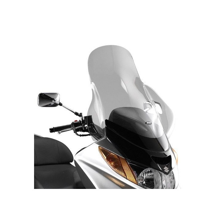 Bulle incolore Givi +17cm (D258ST) Suzuki Burgman 250/400/400S 03-06