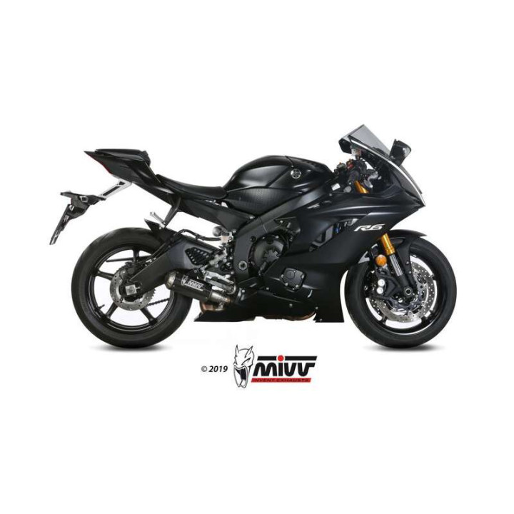 Silencieux homologué Mivv MK3 Carbone (Y.063.LM3C) Yamaha YZF-R6 17-