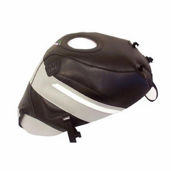 Tapis de réservoir Bagster noir/gris clair/pointe blanche (1361H) Kawasaki ZX6 R/ 636 Tapis de réservoir Bagster noir/gris clair/pointe blanche (1361H) Kawasaki ZX6 R/ 636