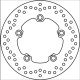 Brembo Oro Series 68B40750 rear brake disc Yamaha YZF R6 600 03- and YZF R1 07-.