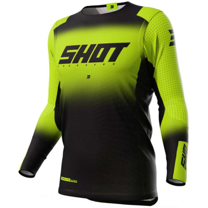 Shot AEROLITE ULTIMA YELLOW motocross jersey