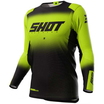 Maillot moto cross Shot AEROLITE ULTIMA YELLOW