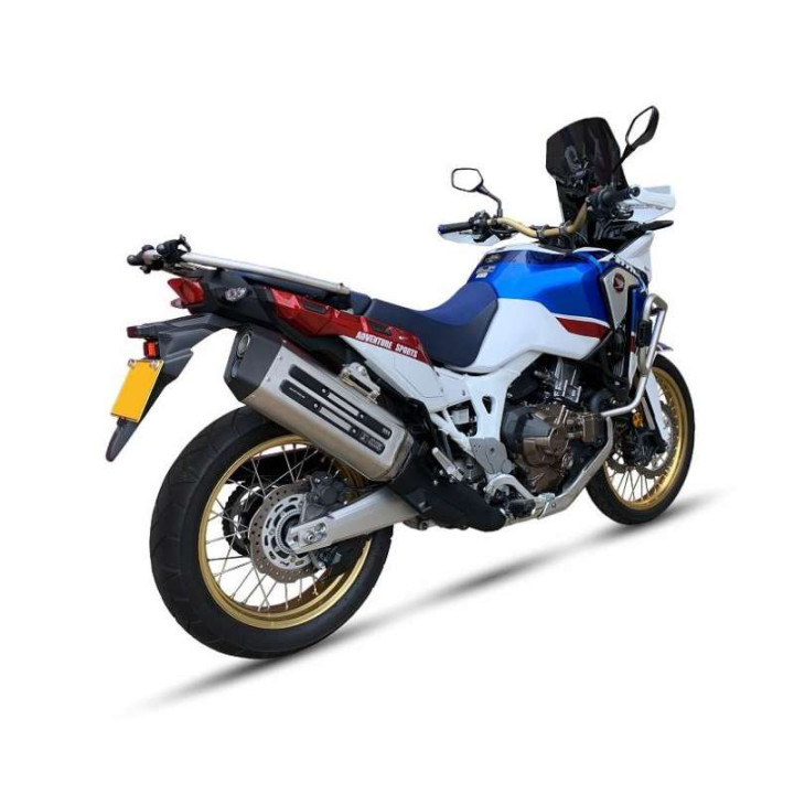 Silencieux homologué Ixil MXT inox (EH6082SS) Honda CRF1000L Africa Twin