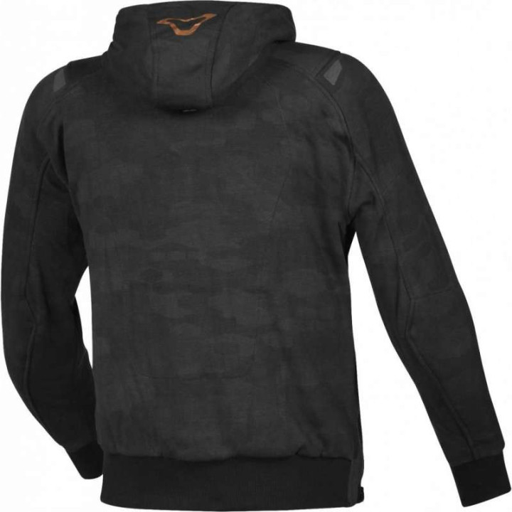 Sweat moto Macna BYRON Noir/Gris