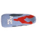 Housse de selle Bagster (2076R) Gris Clair/Rouge/Noir/Lettres Blanches Honda AFRICA TWIN XRV750 97/1998