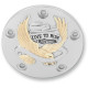 Cache carter allumage DRAG SPECIALITIES LIVE TO RIDE GOLD twin cam