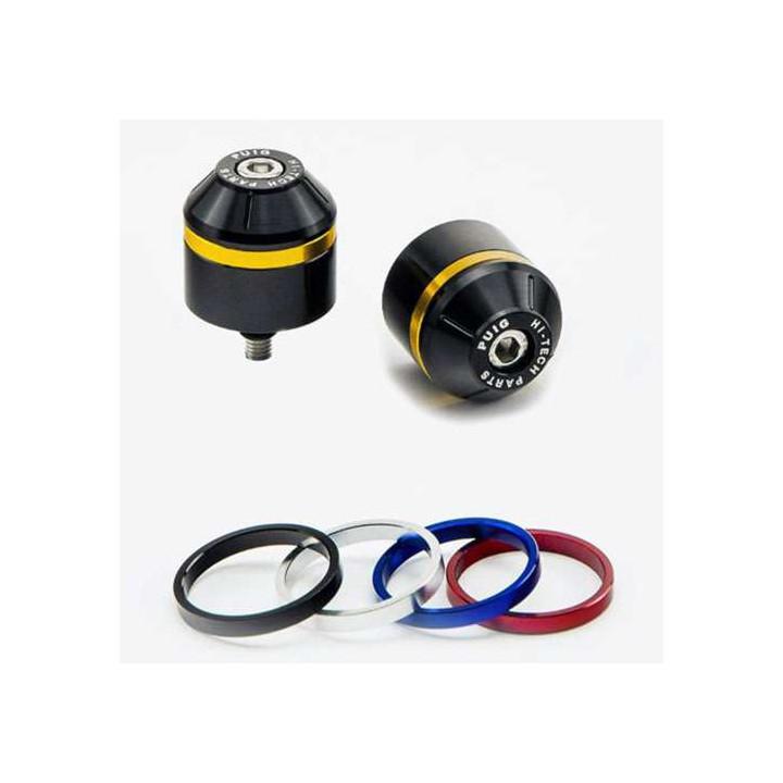 Embouts de guidon courts avec anneaux Puig (8189N) YZF-R6 R7 R1