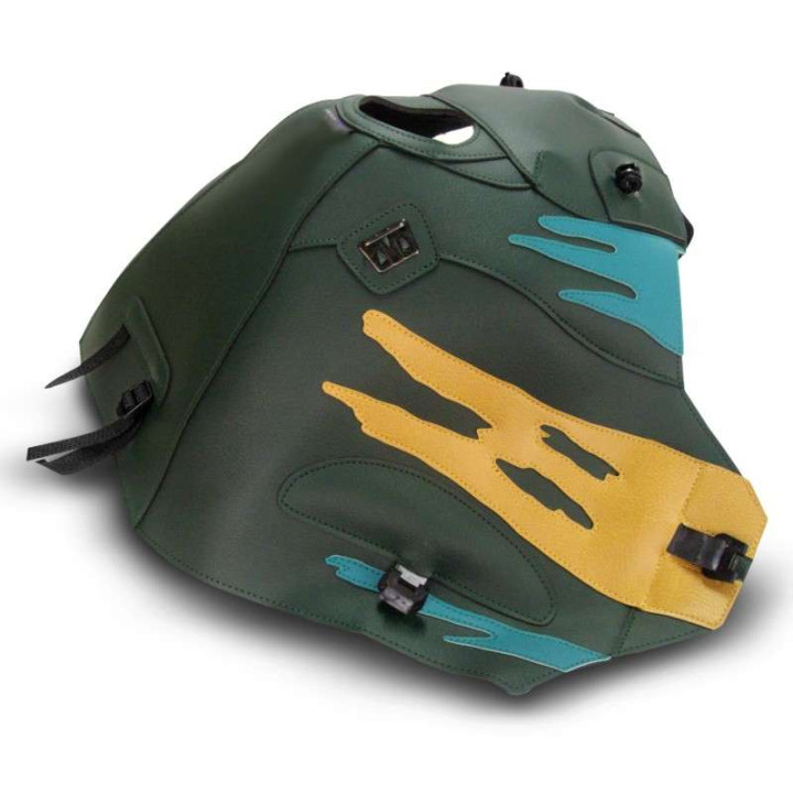 Bagster tank mat dark green/eucaliptus/havane (1245I) Honda XRV750 Africa Twin