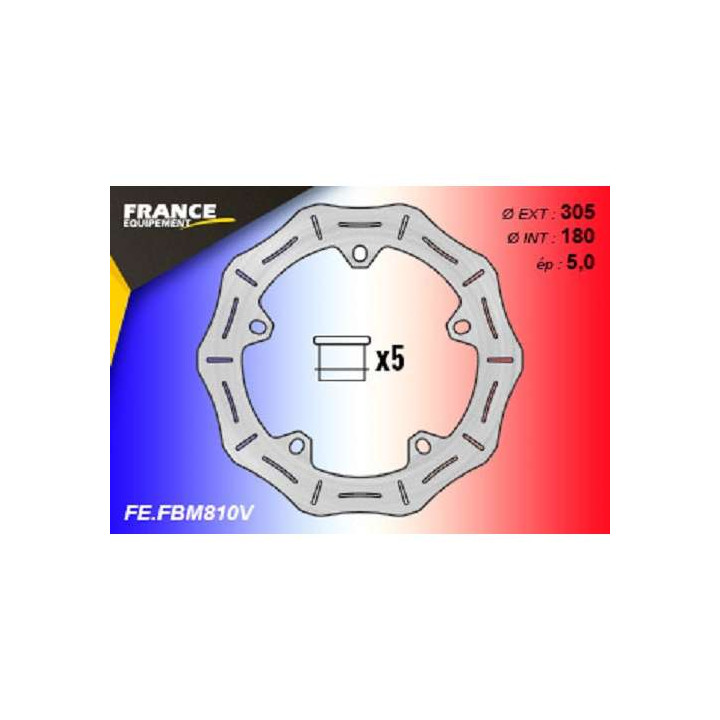 Kit freinage avant FE disques pétales + plaquettes AP Racing BMW R1150GS/R1200GS
