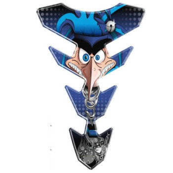 Protection de réservoir moto OneDesign SLIM FACE BLUE 22,1 x 14,4 cm