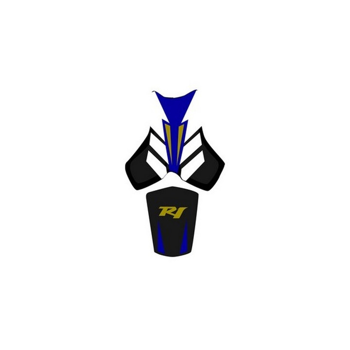 Saddle cover Bagster (2188D) Baltic/Black/White/White/White/White-White YZF-R1 08 Saddle cover Bagster (2188D) Baltic/Black/White/White/White/White-White YZF-R1 08