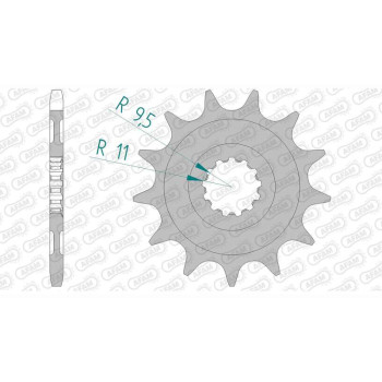 AFAM 13 teeth not 520 type 94317 T.M. EN 250 Fi Enduro