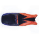 Saddle cover Bagster (2020L) Black/Bleu Duck/Orange/Letters Orange Suzuki GSX750F 96-97