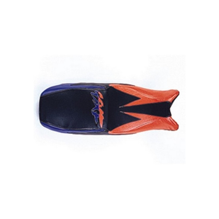 Saddle cover Bagster (2020L) Black/Bleu Duck/Orange/Letters Orange Suzuki GSX750F 96-97