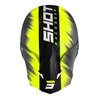 Casque moto cross Shot FURIOUS VERSUS 2022 NEON YELLOW MATT