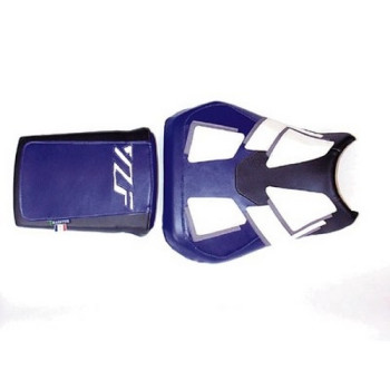 Housse de selle Bagster (2091D) Baltique/Blanc/Acier/Noir/Lettres Blanches Yamaha YZF-R1 98 Housse de selle Bagster (2091D) Baltique/Blanc/Acier/Noir/Lettres Blanches Yamaha YZF-R1 98